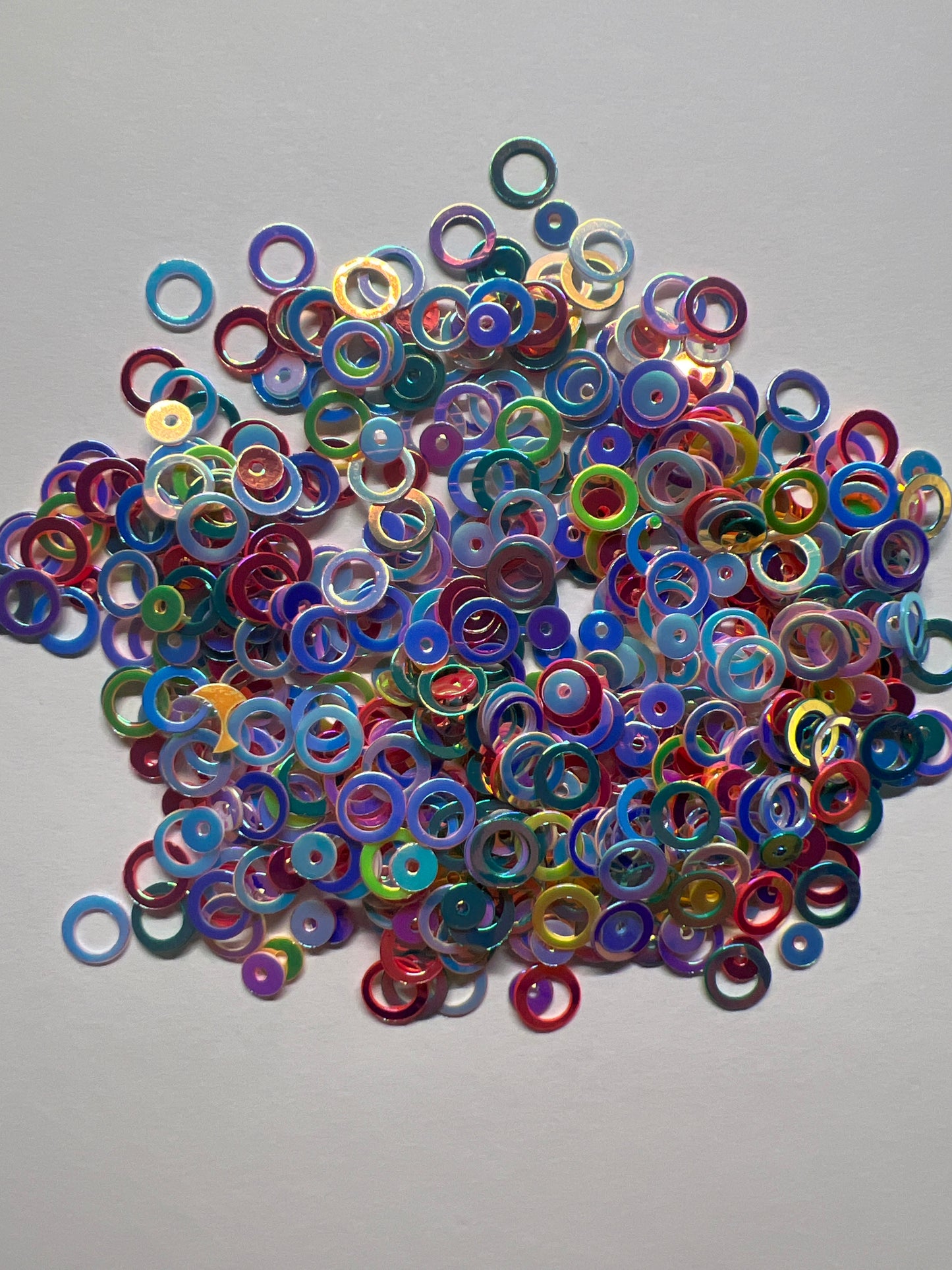 Shaped Glitter Colorful Circles #1
