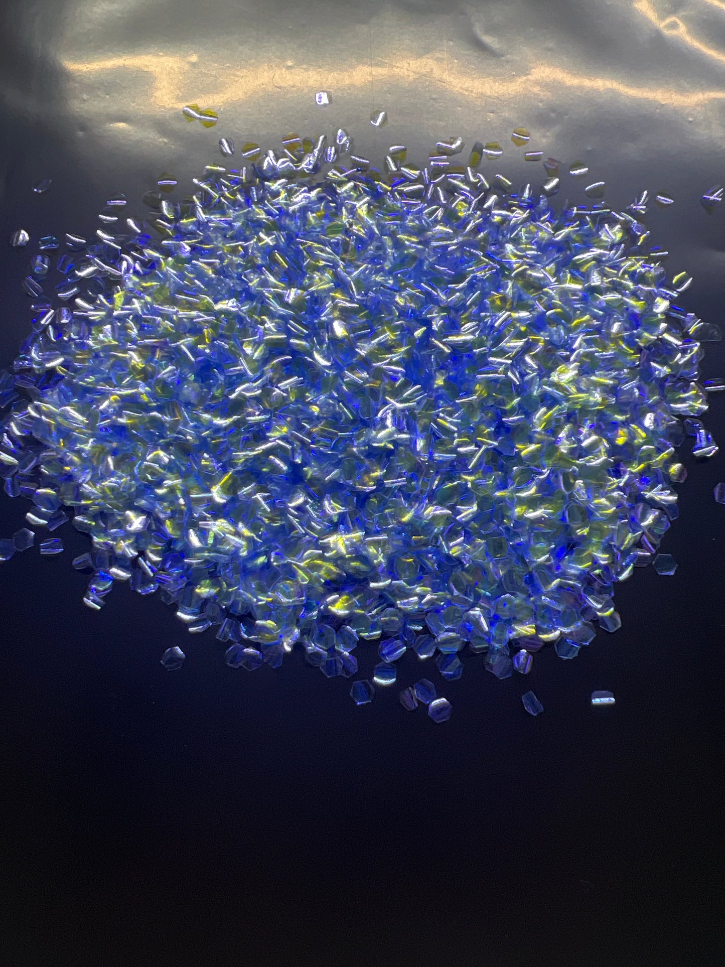 Bubble Glitter with Green Shift