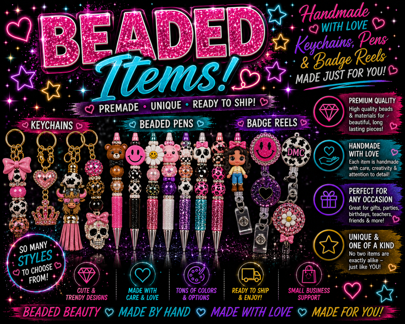 Beaded Pens and More