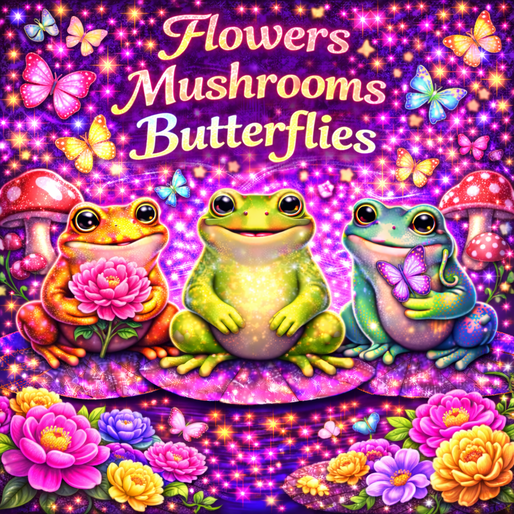 Flowers & Butterflies & Mushrooms