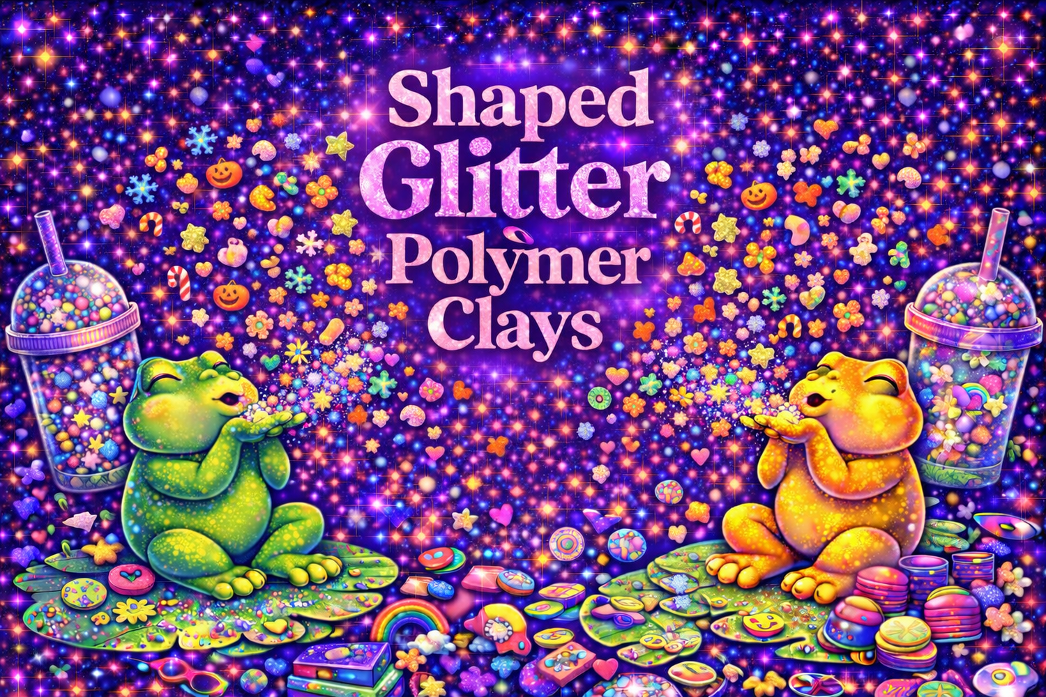 Shaped Glitter and Polymer Clays
