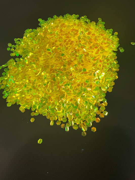 Bubble Glitter Yellow