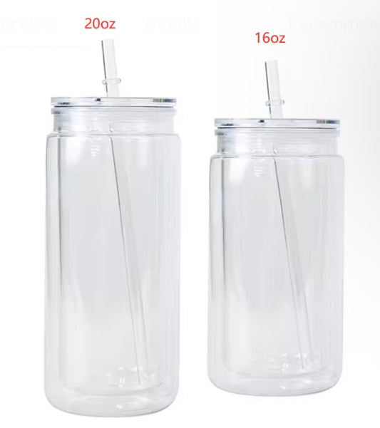 16oz & 20oz Acrylic Snow Globe