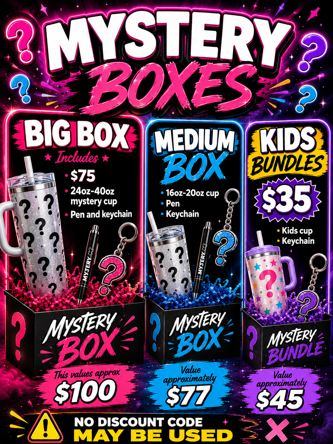 MYSTERY BOXES